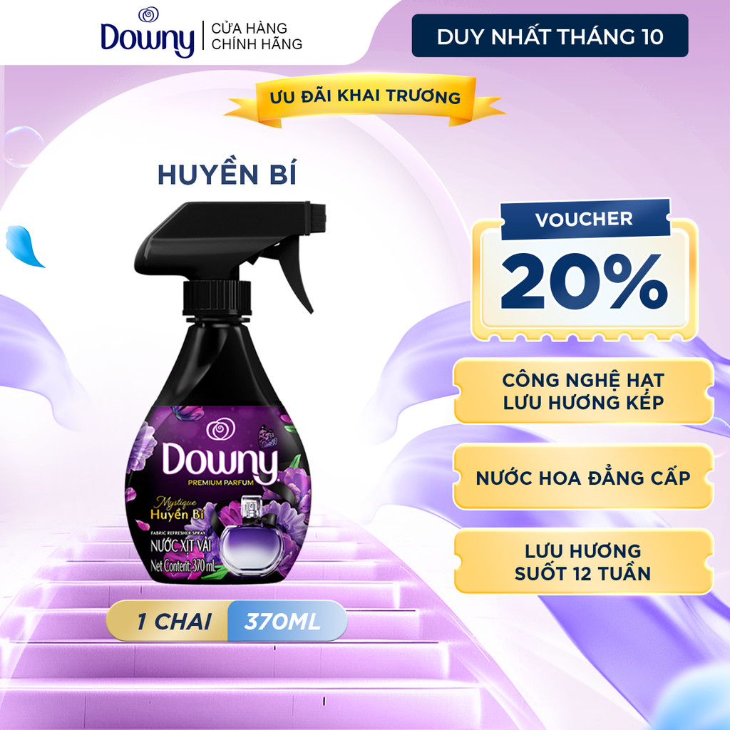 Xịt Vải DOWNY Hương Huyền Bí Chai 370ml