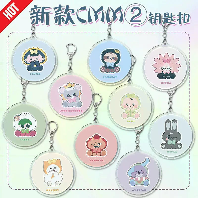 Ưu đãi đặc biệt paody Hàng hóa Acrylic Móc khóa gmm Búp bê Q Phiên bản jummo Học sinh Schoolbag Mặt 