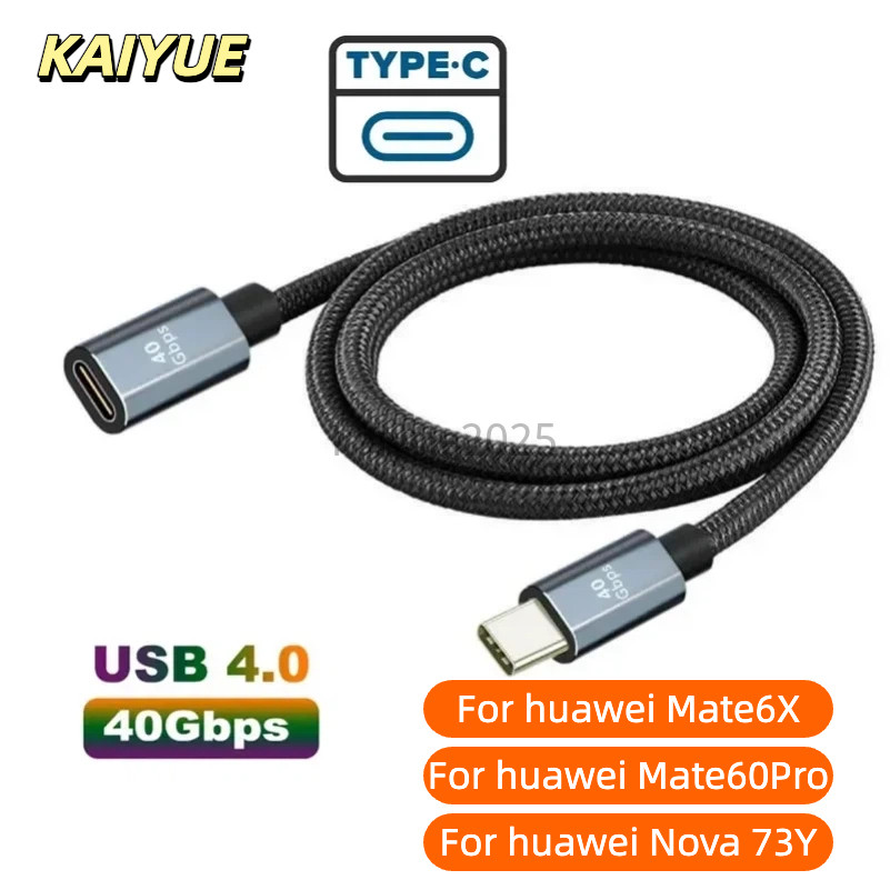 Cáp Nối Dài USB 4 Thunderbolt 4 3 Loại C 40Gbps USB-C Màn Hình Nam Sang Nữ PD 100W 8K Dock Video Sta