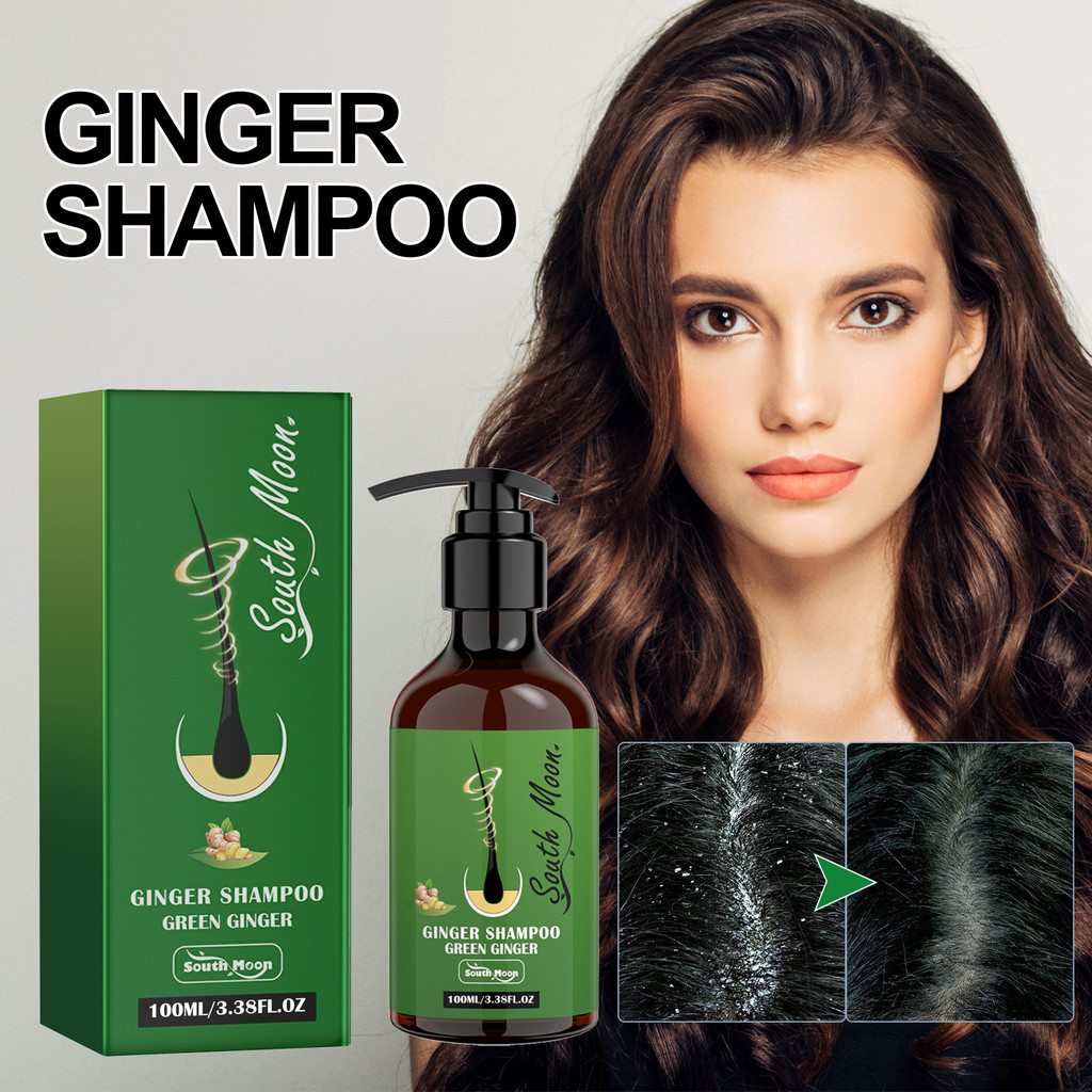 South Moon Ginger Shampoo Root Volumizing Strong Scalp Cleansing Nourishing Hair Thickening Shampoo