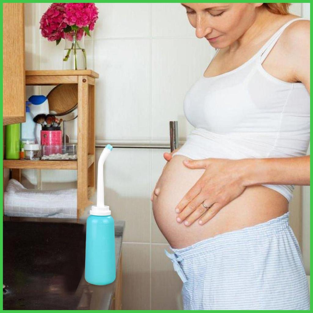 Bidet cầm tay cầm tay Bidet 500ml Chai thủy sinh chịu nhiệt Chai rửa sau sinh Peri Wash smbph