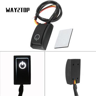 Nút nhấn ô tô WAY2TOP Đèn LED đa năng Tự động DC12V 200mA