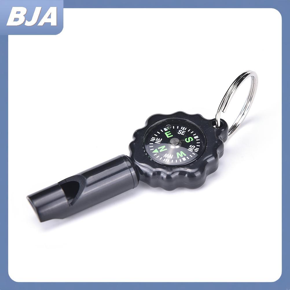 BJA Cắm trại Sinh tồn Còi La bàn Nhiệt kế Đèn pin LED BJA