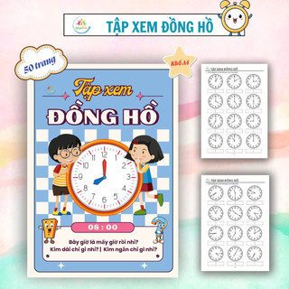 Học Liệu Bé Xem Đồng Hồ Giúp Bé Làm Quen Thời Gian Dễ Dàng Qua Bài Tập Trò Chơi Trực Quan Mẹ Sâu