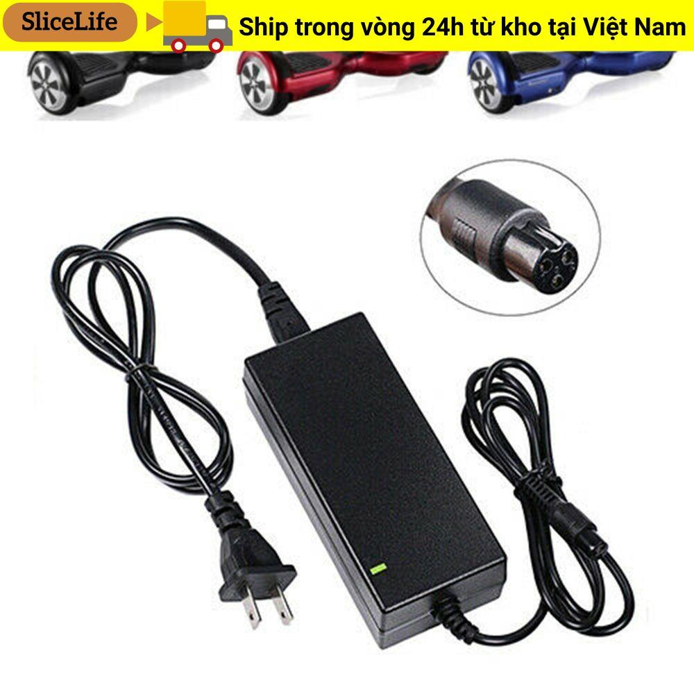 Bộ sạc xe đạp điện SLICELLIFE US Plug 42V 2A cho xe đạp điện pin Li-on 36V