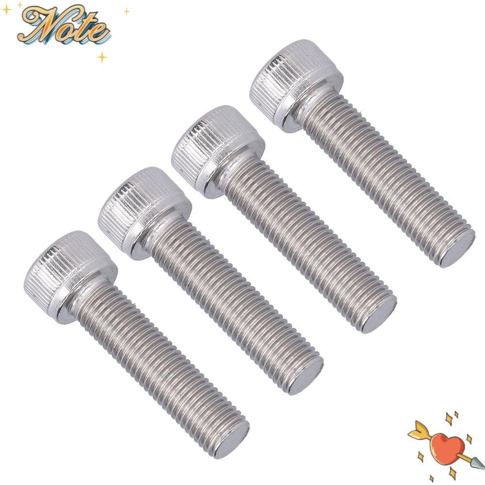 NOTE1 4 Ổ cắm đầu nắp vít, M10 Kích thước ren 1.25mm Bu lông ổ cắm lục giác mịn, Ổ cắm lục giác M10 