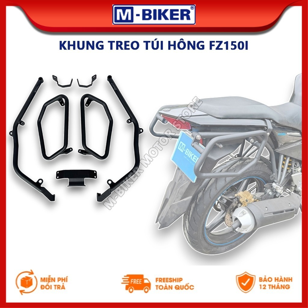 Khung túi hông FZ150, Baga hông FZ150, Khung treo túi hông FZ150, Khung treo túi không có baga sau