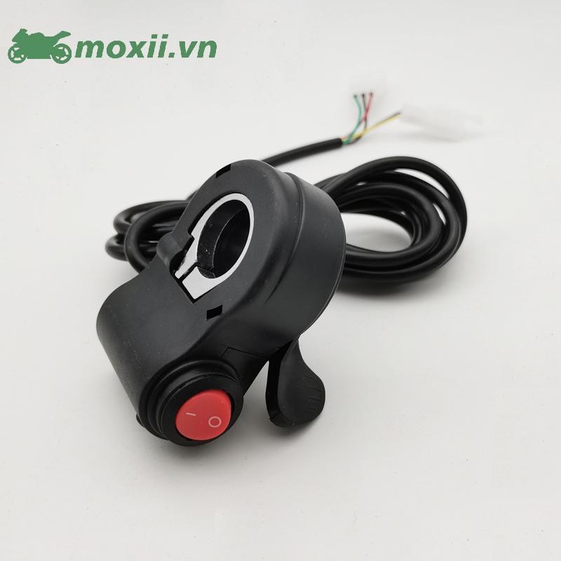 Vôn kế kỹ thuật số MOX Phạm vi rộng 12V đến 84V dành cho EBike và xe tay ga với giá đỡ 22mm và màn h
