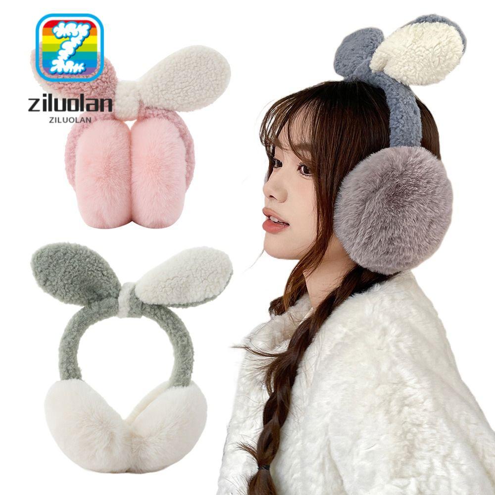 ZUOLAN Bịt Tai Mùa Đông, Lông Cừu Sang Trọng Mềm Mại Ấm Áp Earflaps, Thời Trang Cosy Earmuffs Dành C