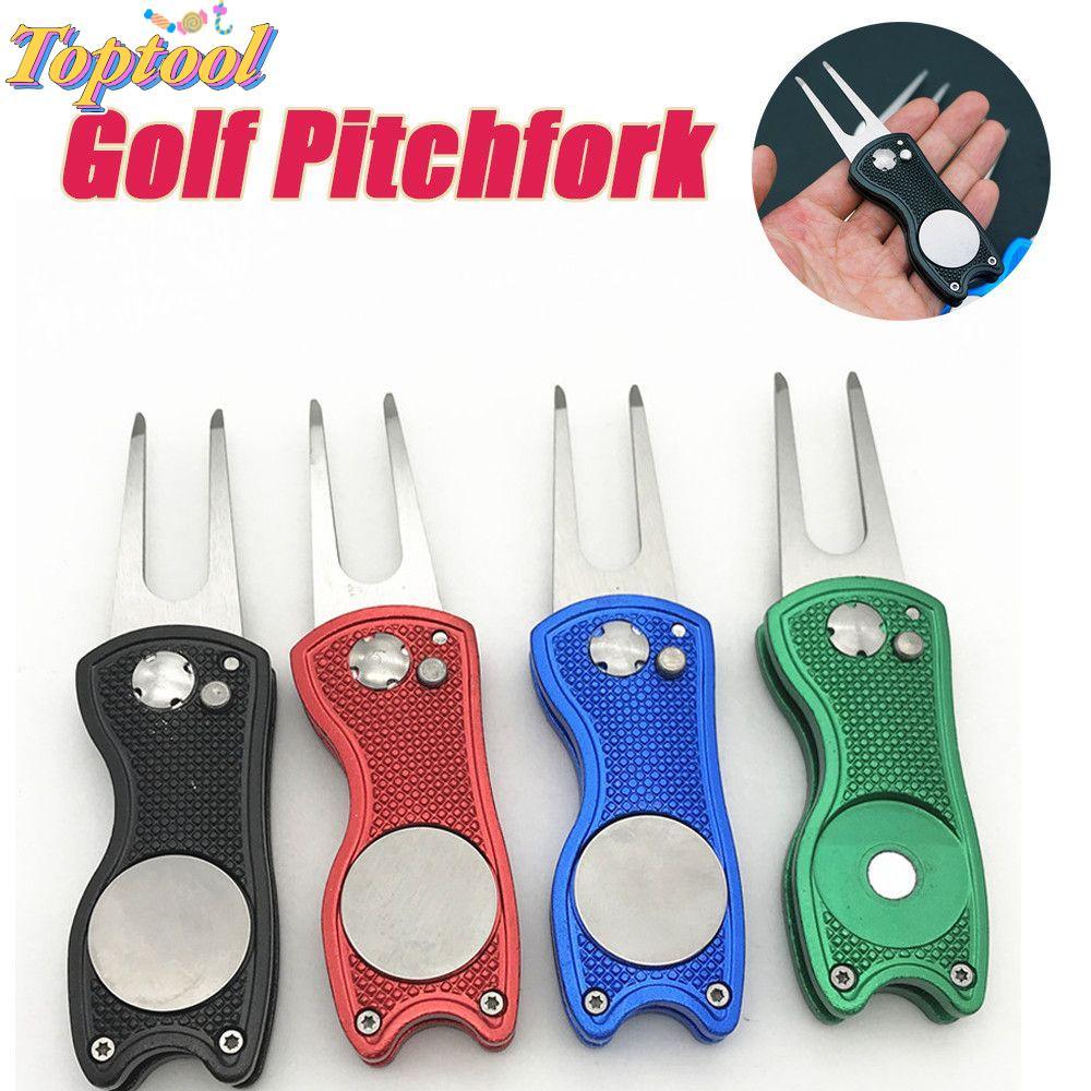 TOPTOOL 7 Màu Đặt Nĩa Xanh Đào Tạo Di Động Thép Không Gỉ Pitch Groove Cleaner