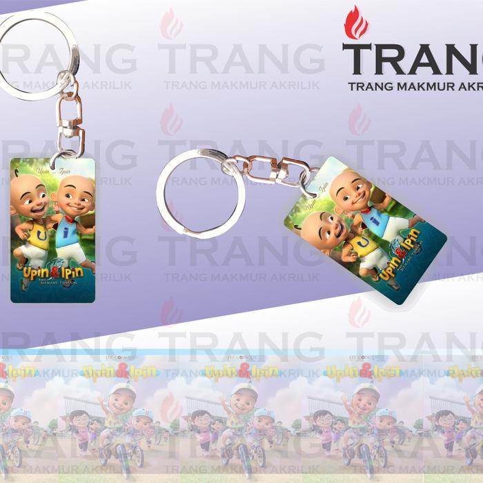 Gantungan Kunci Akrilik Upin Ipin / Keychain Acrylic Upinipin - Style 1
