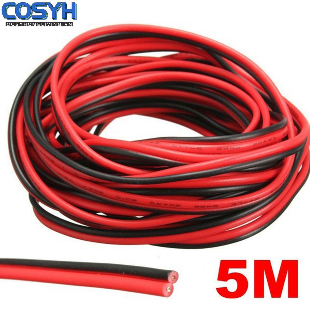 <cosyh>Long lasting 5m Extension Cable for LED Strip Light 5050 Speaker Cord Wire 22AWG