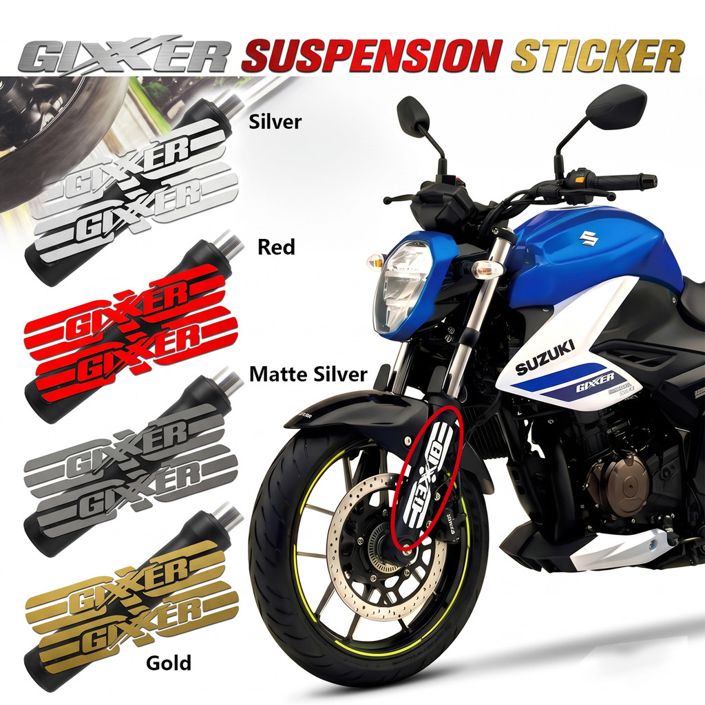 Gixxer Treo Xe Máy Dán Decal Vinyl Chống Thấm Nước Phản Quang Cho Suzuki Gixxer