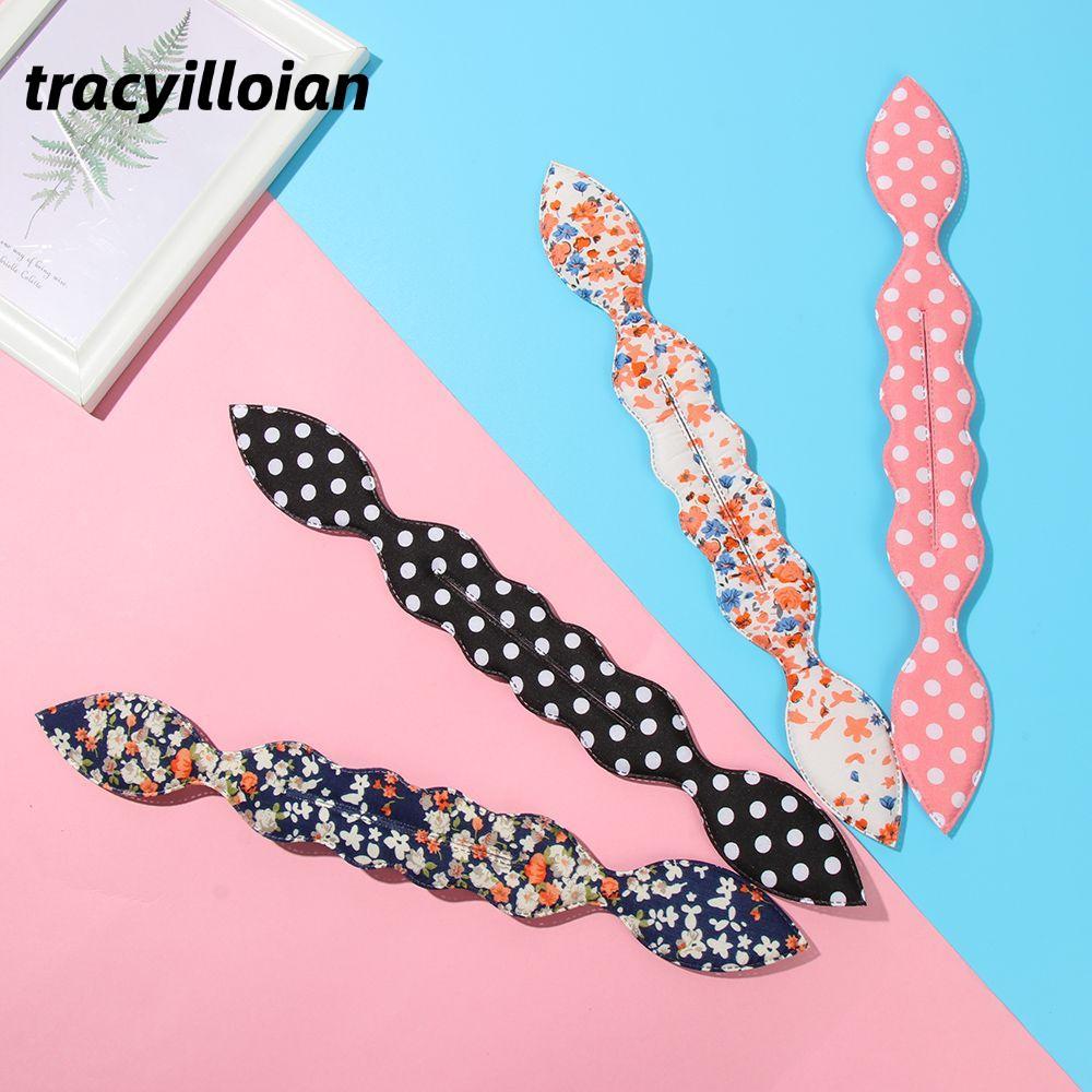 TRACEILLOIAN Curler Twist Maker DIY Girls Hairstyle Foam Bun Curler