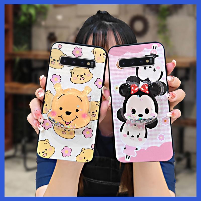 Chân Đế Mềm Ốp lưng Samsung Galaxy S10 / SM-G973N Quicksand Dễ Thương Chống Bụi Bẩn Ốp Lưng Thiết Kế