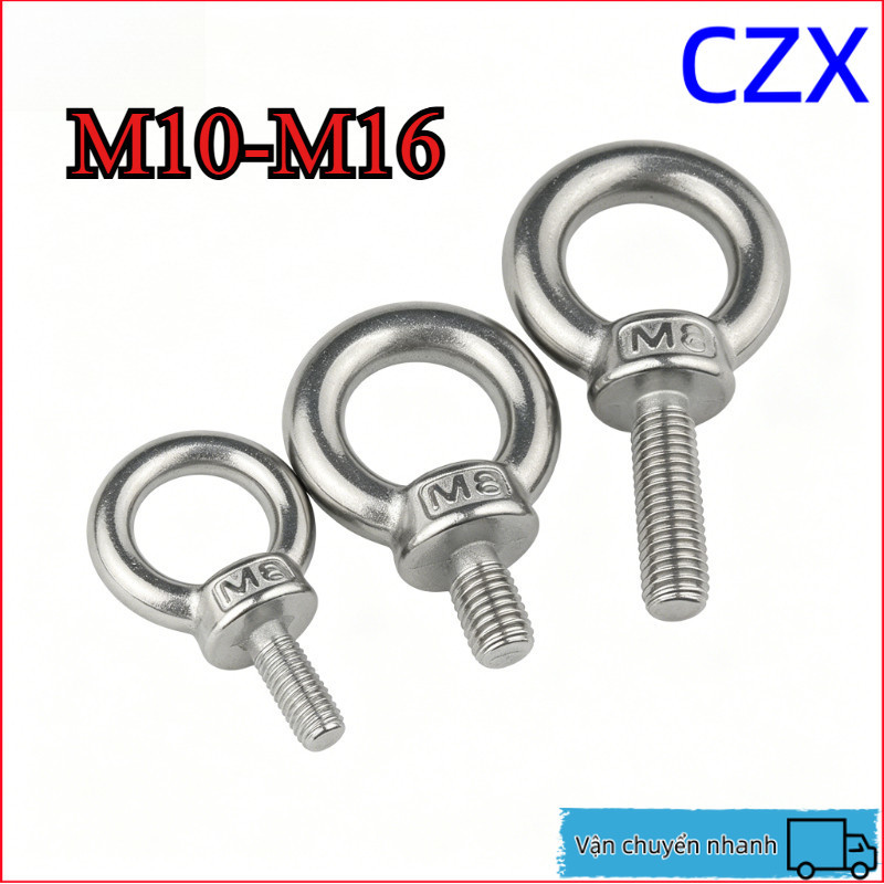 Bulong móc cẩu/ bulong tai cẩu/bulong mắt  inox 304 M10-M16【CZX2】