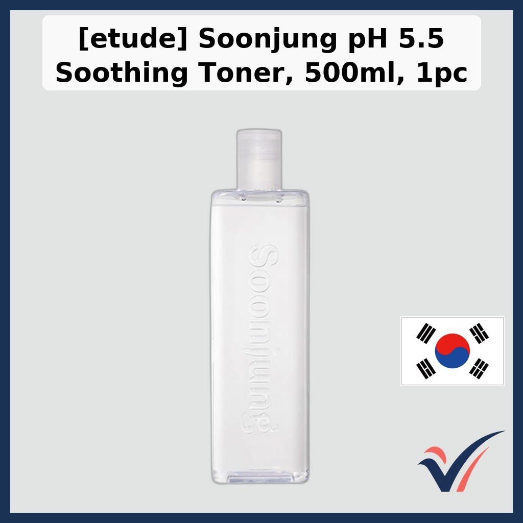 [etude] Mực làm dịu Soonjung pH 5.5, 500ml, 1 cái / Mực Hàn Quốc / Công thức pH 5.5 / Chính hãng 100