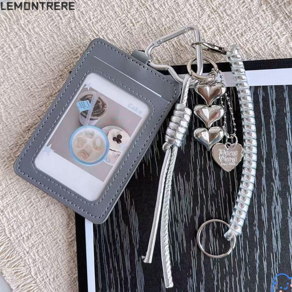 Hộp đựng thẻ LEMONTREE, Y2k INS Kpop Idol Photocard Holder, Da PU Idol Photo Cards Tay áo