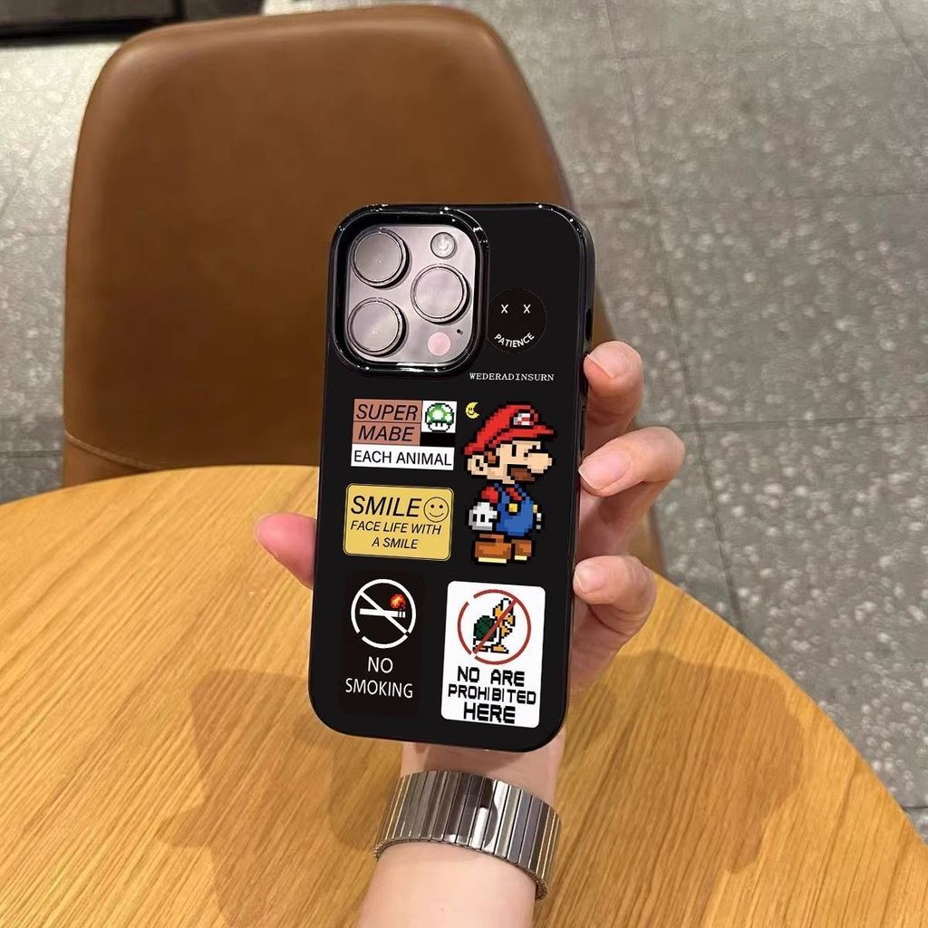 Mario Thích hợp cho 16ProMax iPhone15 14 Skin Feel 13 12 Jelly 11 X Soft xs7.13