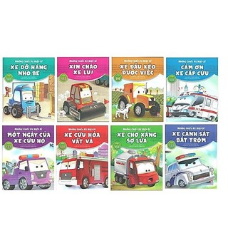 Sách Những chiếc xe hiệp sĩ (Bộ 8 quyển - Sách bố mẹ kể con nghe rèn luyện tư duy, giao tiếp lòng yêu thương) - Kim Đồng