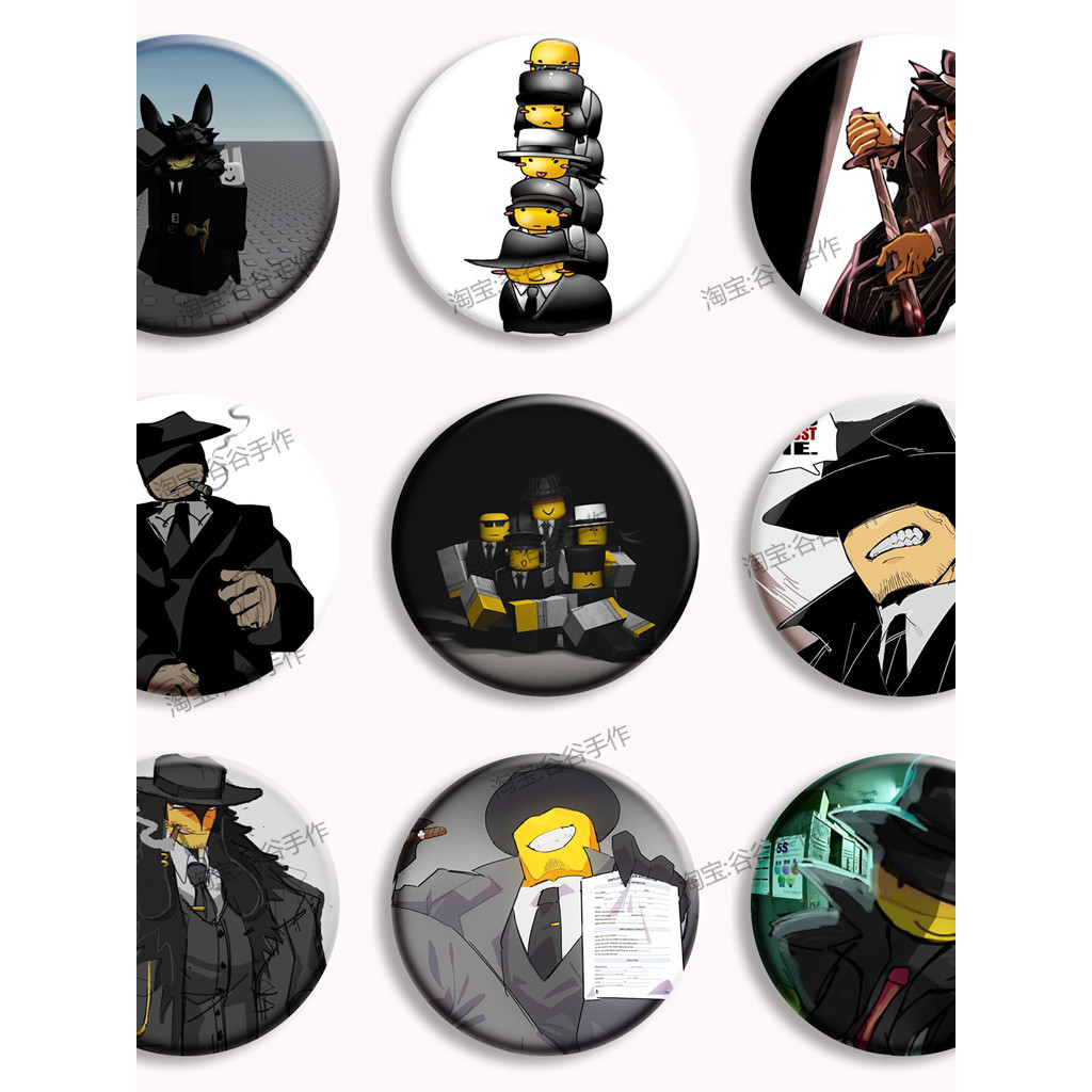 Phổ biến Mafioso Mafioso Mafioso Fantasy Hawk FORSAKEN Hàng hóa bị bỏ rơi Huy hiệu Trâm cài