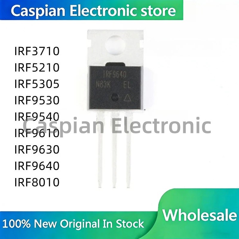 5 Chiếc IRF3710 IRF5210 IRF5305 IRF9530 IRF9540 IRF96510 IRF9630 IRF9640 IRF3710PBF IRF5210PBF IRF96