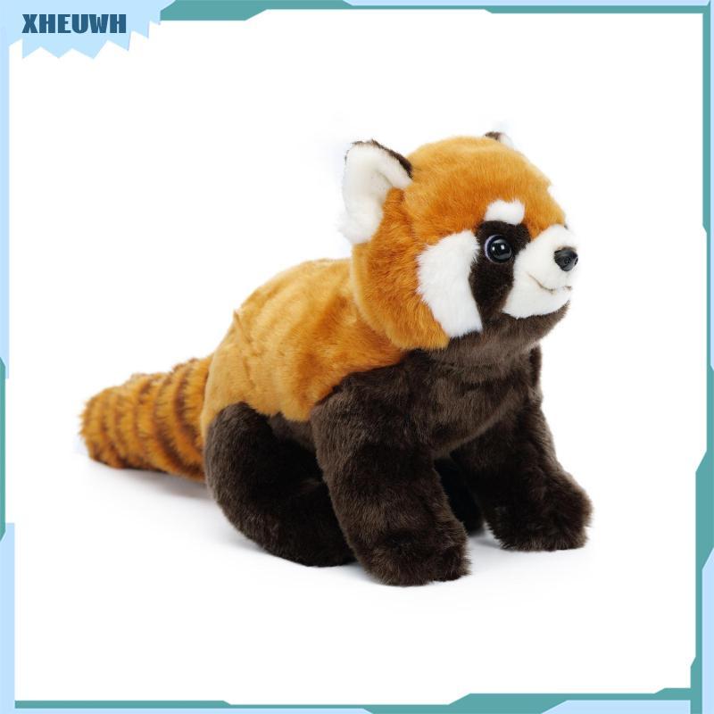 Red Panda Plushie Plushie Toy Huggable Red Panda Plushie Thú nhồi bông Plushie với đuôi sọc Đồ chơi 