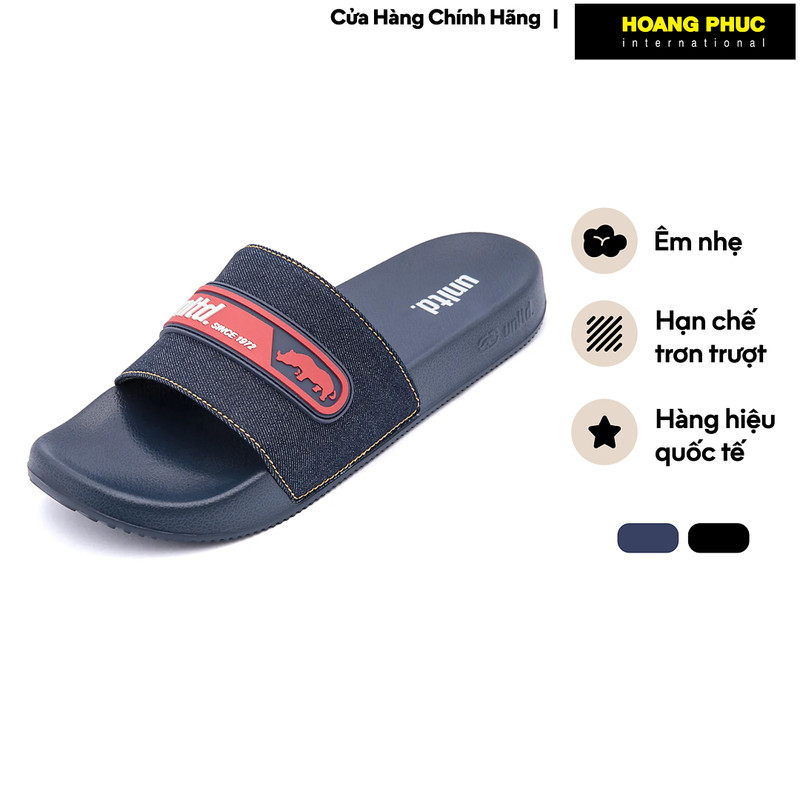 Dép Quai Ngang Nam ECKO UNLTD. Quai Vải Jean Đế EVA Êm Nhẹ Chống Trượt Nhiều Màu IF25-25526