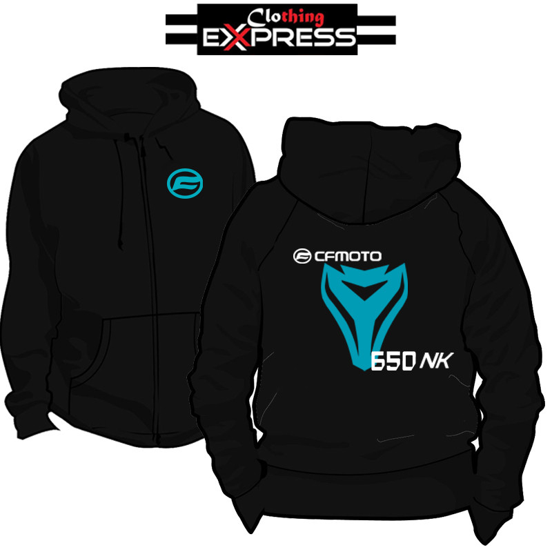 Áo khoác Hoodie Cfmoto Nk650 có dây kéo