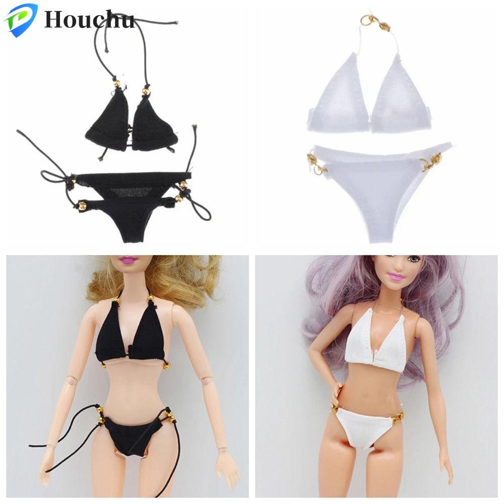 HOUCHU Búp Bê Áo Ngực Quần Lót, Tỉ Lệ 1 / 6 Bé Gái Mô Hình Búp Bê Bikini, Phụ Kiện Búp Bê Nữ Vải Cơ 