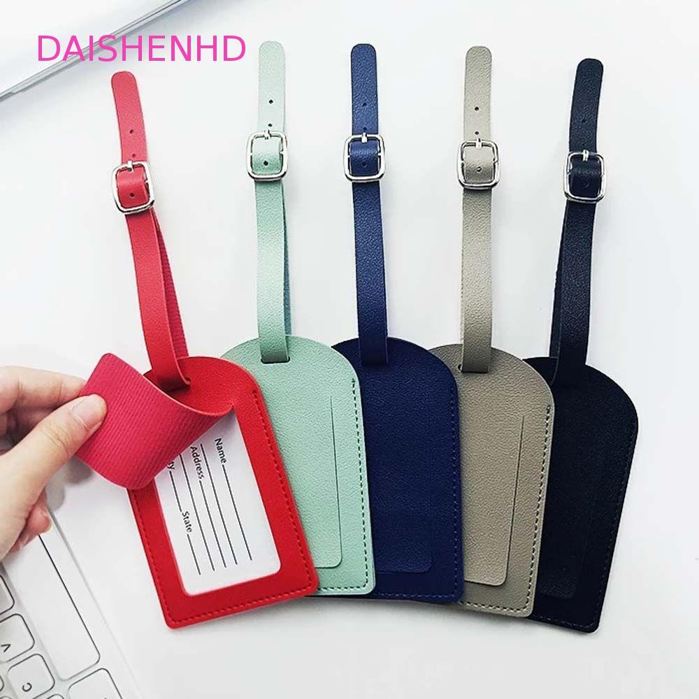 DAISENHD Máy Bay Vali Thẻ Du Lịch Ngày Lễ Máy Bay Di Động Check-in Da PU Lên Máy Bay Đi Bộ