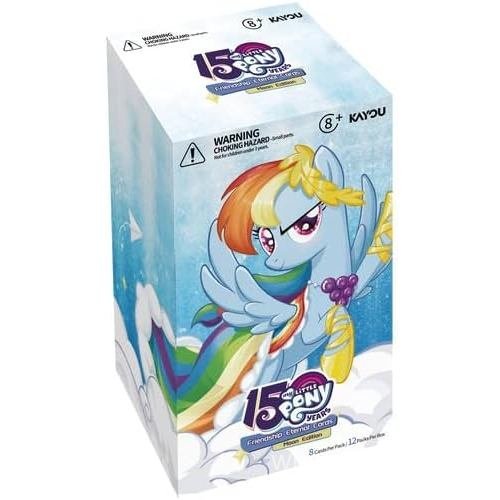 KAYOU Thẻ vĩnh cửu tình bạn Little Pony của tôi, Phiên bản mặt trăng Series 2, tiếng Anh, 12 gói vỉ 