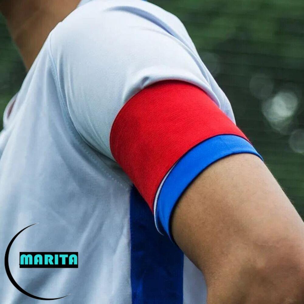 Băng tay MARITA, Dây đeo tay bóng đá màu trơn đàn hồi, móc Nylon và vòng đeo tay nhóm