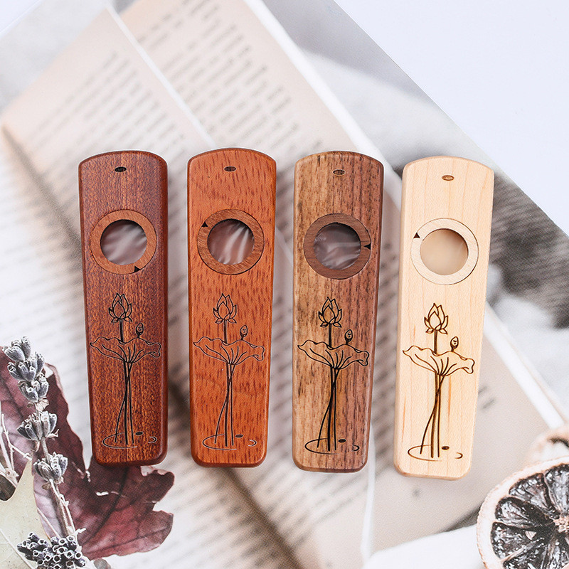 [Nhiều kiểu] Kazoo Kazoo Kazoo bằng gỗ Dễ dàng bắt đầu Thích hợp Nhạc cụ kèm theo Dụng cụ tiện dụng