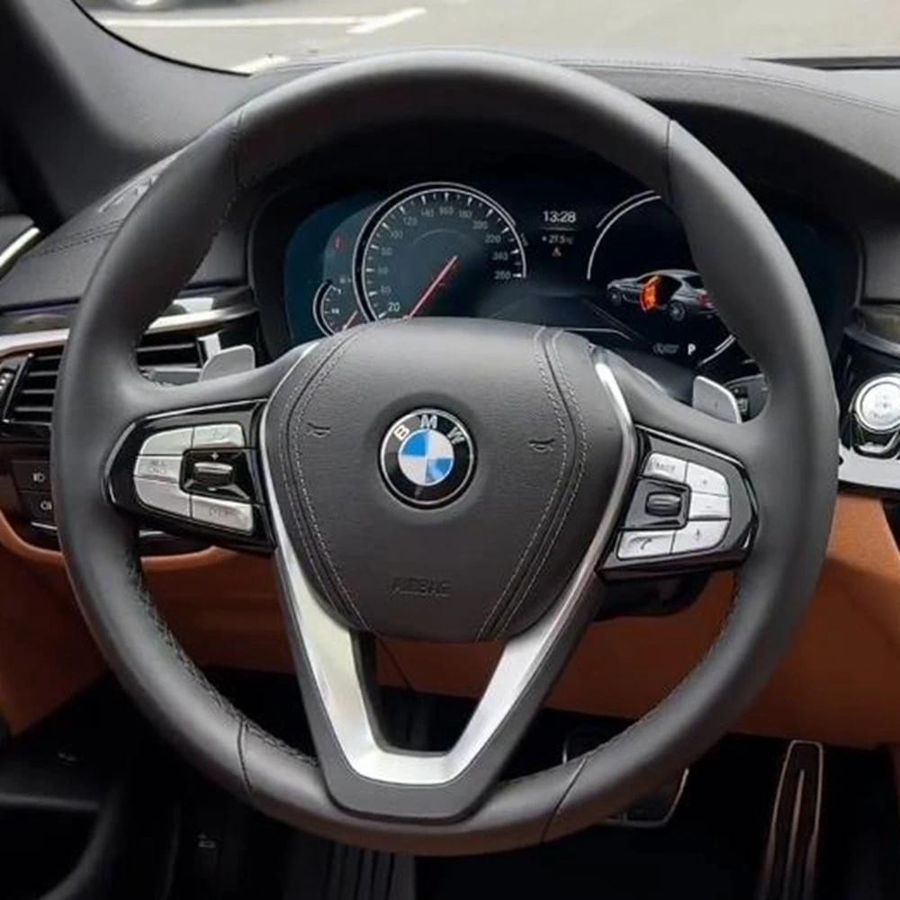 Vô Lăng Ô Tô Chống Trơn Trượt Tay Khâu Da Dành Cho Xe BMW G30 530i 540i 520d 530e 2016-2018 G32 GT 6