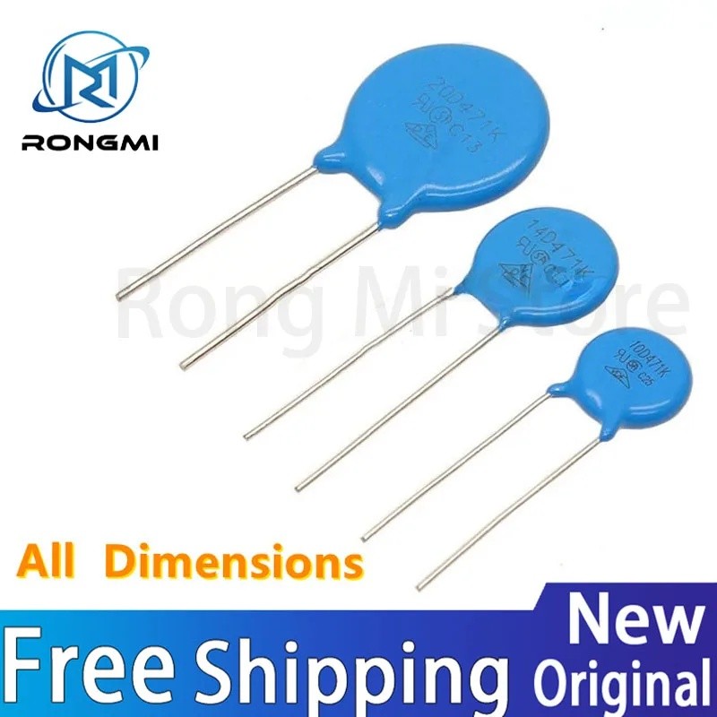 20 Cái / lốc 14D471K 14D241K 14D 271K 471K 431K 391K 361K 681K 331K 240V 14D241 Biến thể chịu được đ