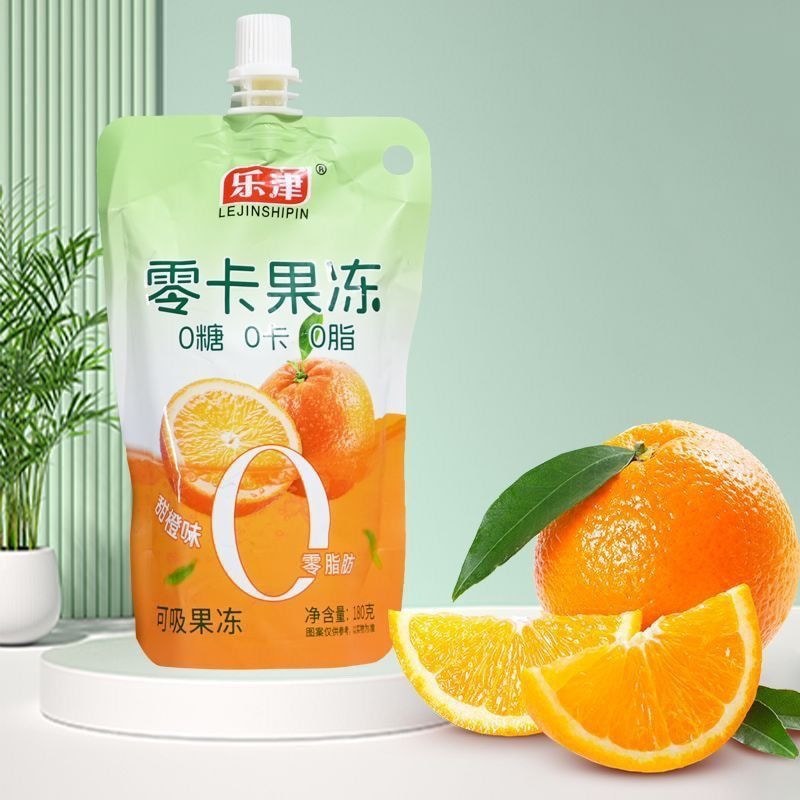 5 Gói 0 Calo 0 Kẹo 0 Mỡ Kẹo Không Kẹo Jelly Món Ăn Nhẹ Ngon Bagged Thạch Hút Toàn Bộ Hộp Khát Làm Sạ