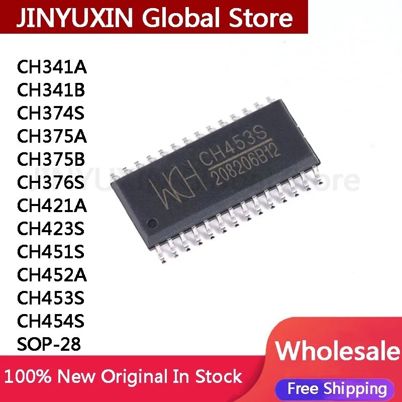 5 Cái CH453S CH453 CH341A CH341B CH341 CH374S CH375 CH375A CH375B CH376S CH421A CH423S CH451S CH452A