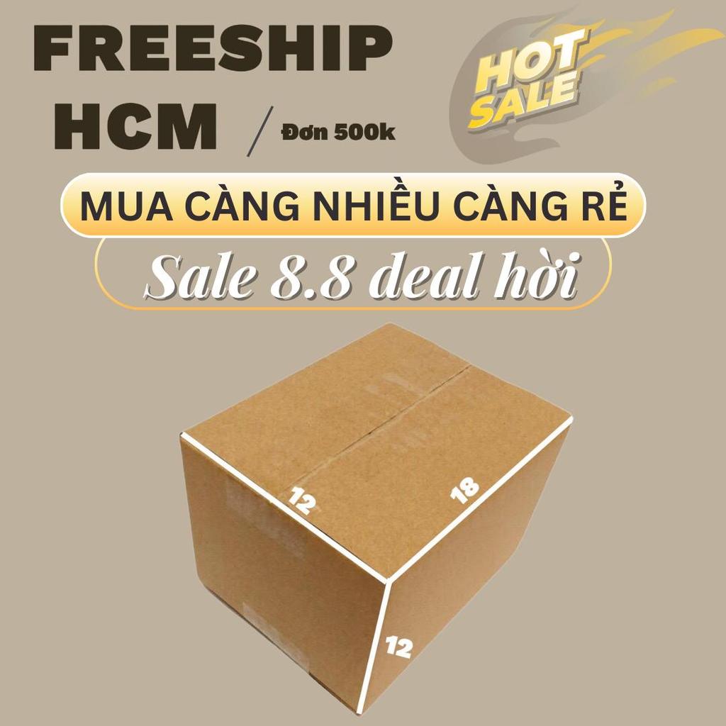 Hộp Carton Thường 18x12x12 Combo 100 Cái