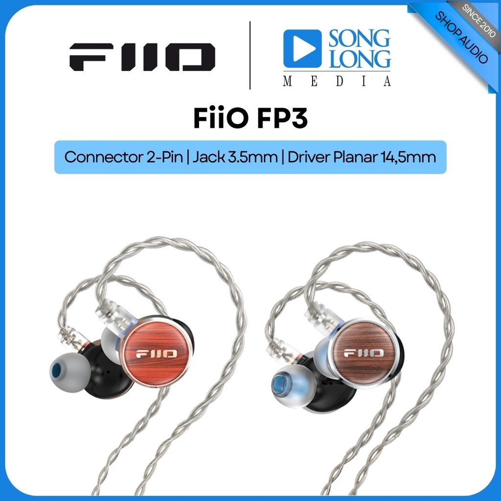Tai nghe FiiO FP3 -  in-ear công nghệ Driver Planar Magnetic Monitor Hi-Res Audio - Hàng Chính Hãng 