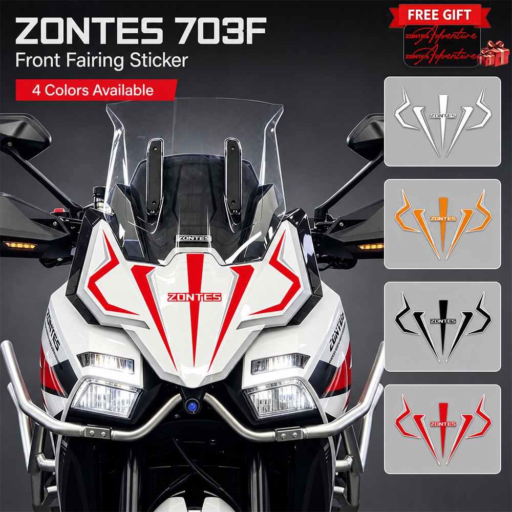 Dành Cho ZONS 703F Miếng Dán Trước Fairing Decal Chống Thấm Nước Phản Quang Vinyl Thân Trang Trí Dán