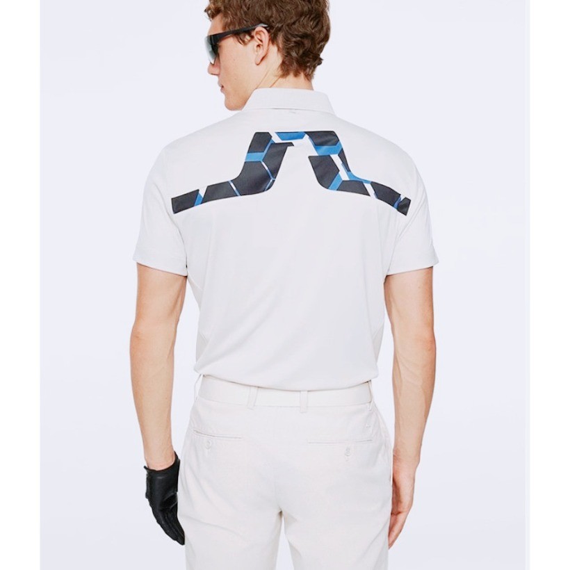 [Readystock] Áo sơ mi POLO có ve áo ngắn tay thể thao nam JLINDEBERG