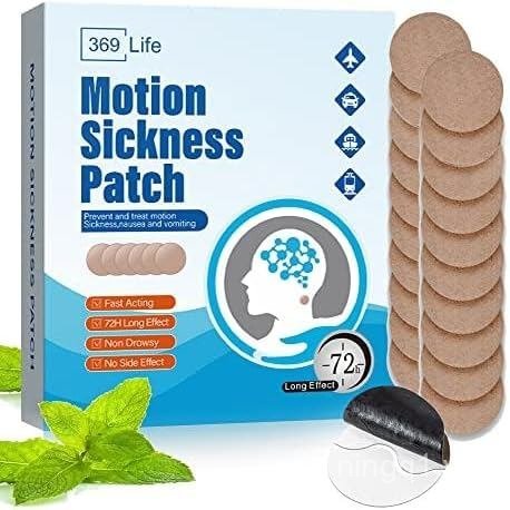 369 Life Motion Sickness Patches, Sea Sickness Patch cho Cruise - Người lớn và trẻ em ((20 Count - G