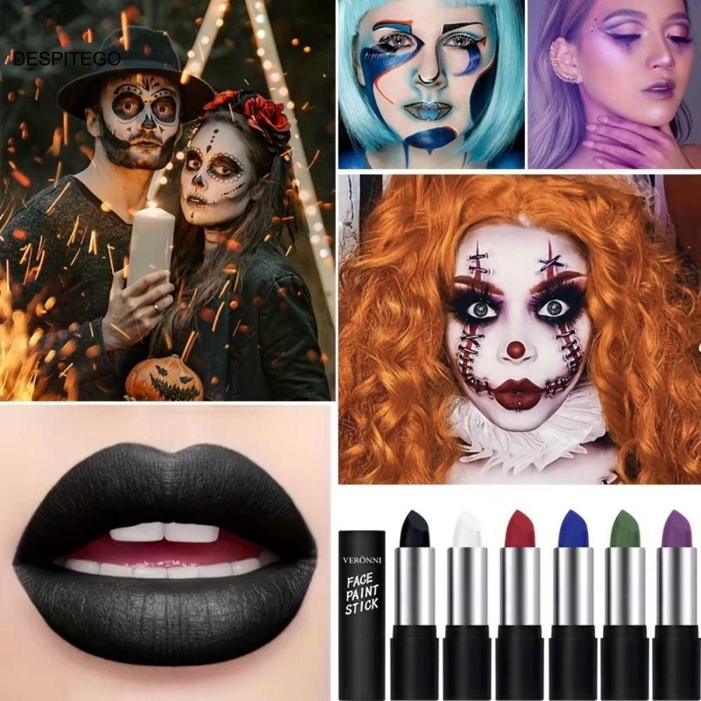 DESPITEGO Body Art Paint Stick, Face & Body Paint Quick-Dry Halloween Face Painting Stick, Painting 