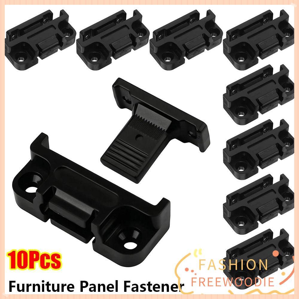 FREEWOODIE 10 Đầu Nối Tủ, Chốt Bảng Điều Khiển Nội Thất Có Thể Điều Chỉnh Phát Hành Nhanh, Nhựa Snap