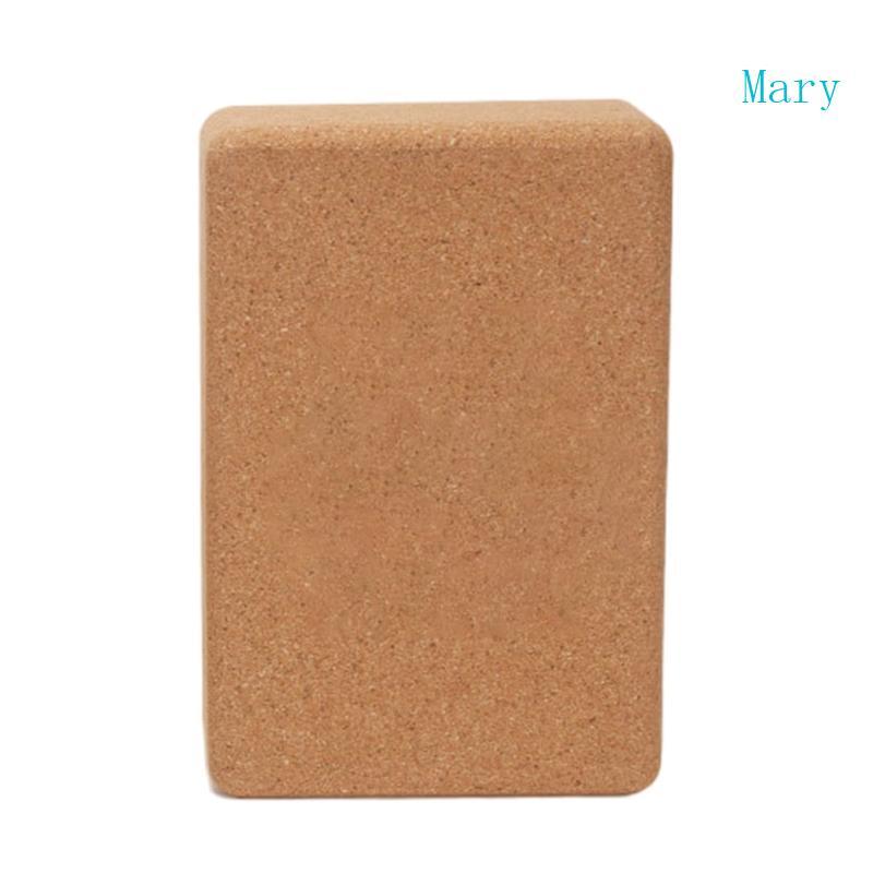 Mary Women Pilates Stretching Block Yoga Bolster Cork Block Training Fitness Cork