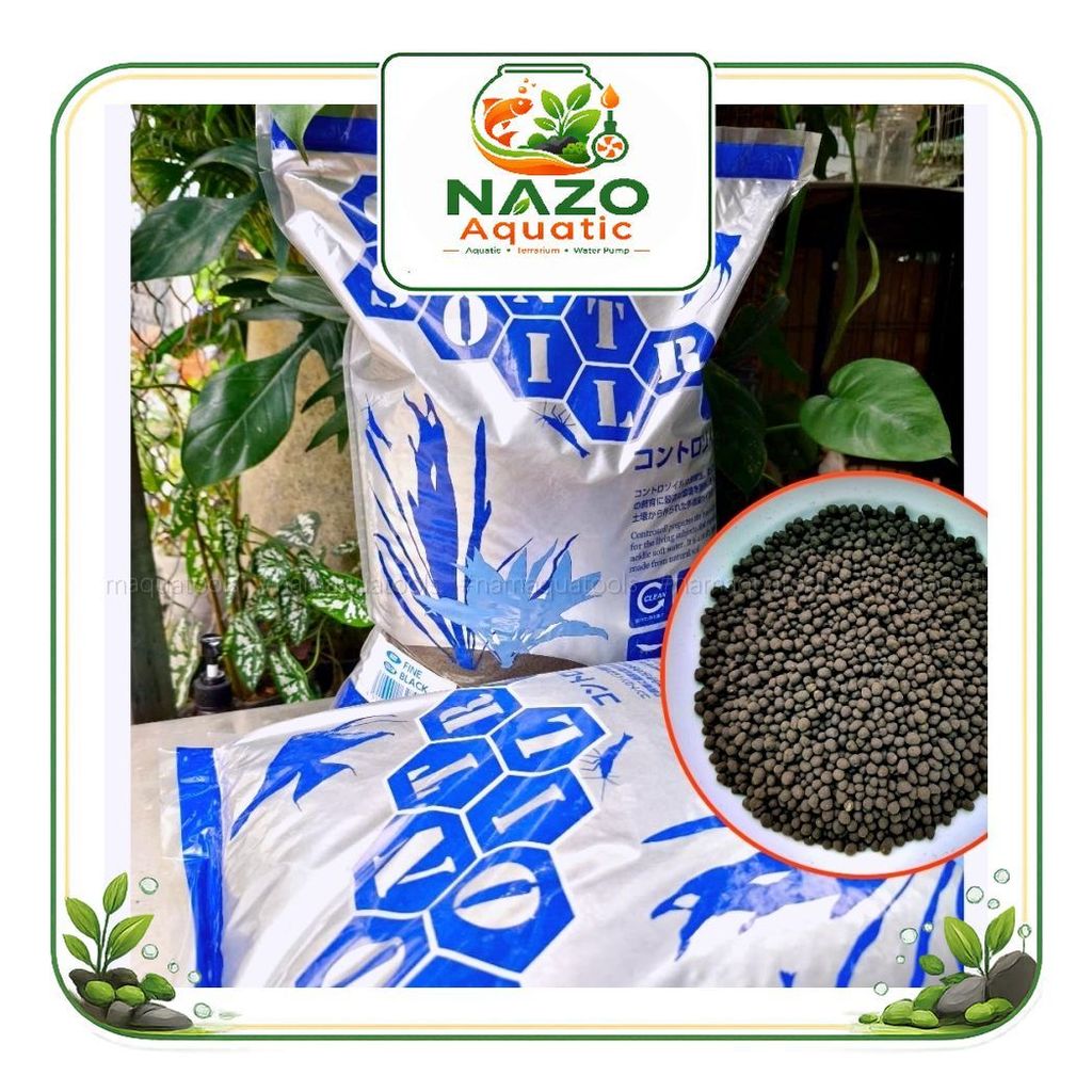 1 Lít Phân Nền Control Soil Nhật Bản – Phân nền thủy sinh cao cấp cho hồ cá cảnh NAZO Aquatic