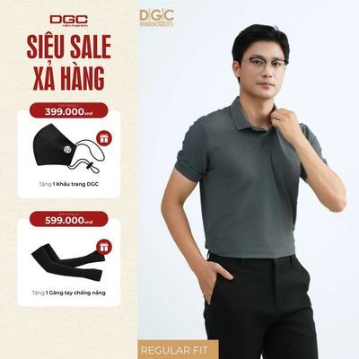 Áo Thun Polo Nam DGC Trơn Cổ Bẻ Chất Liệu Vải Cao Cấp Thoáng Mát - SAPBE52M