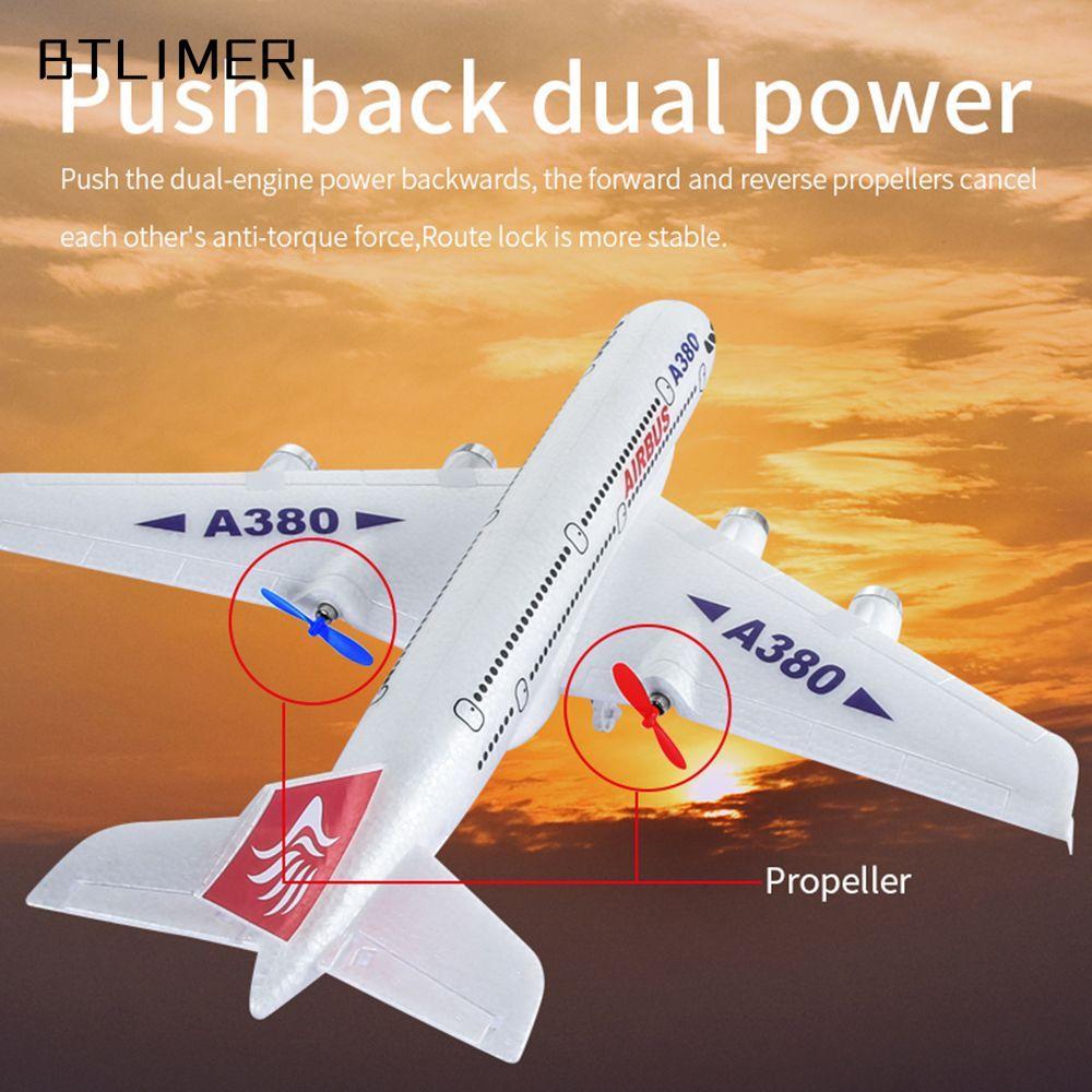 ESSECCOME Máy Bay Đồ Chơi Kid Boy Quà Tặng Cho Airbus A380 Cánh Cố Định RC Glider