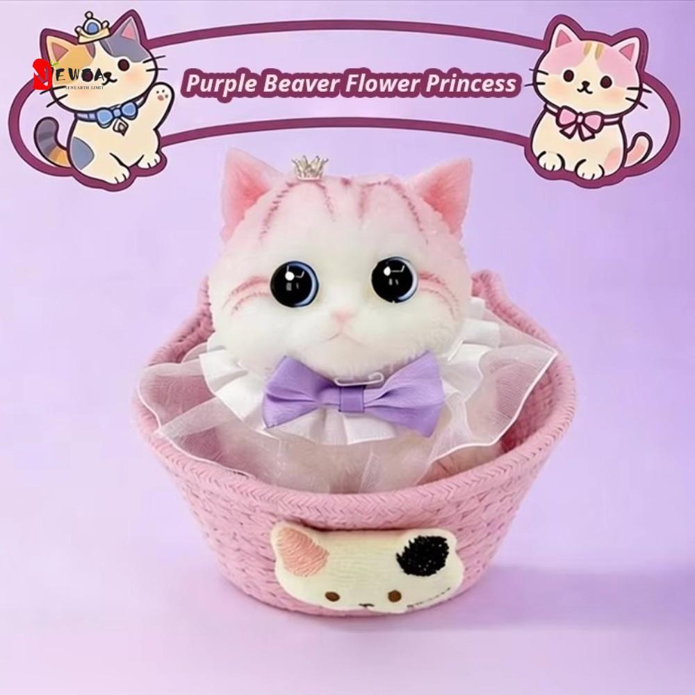 NEWEARTH LIMIT Squishy Đồ chơi mèo Squishy, Đồ chơi mèo con Squishy phục hồi chậm mềm mại, Đồ chơi m